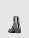 Botins com Fecho em Preto